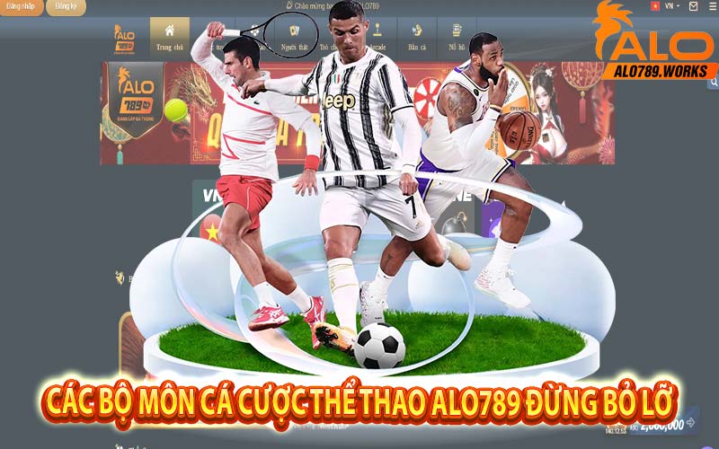 Các bộ môn cá cược thể thao Alo789 đừng bỏ lỡ