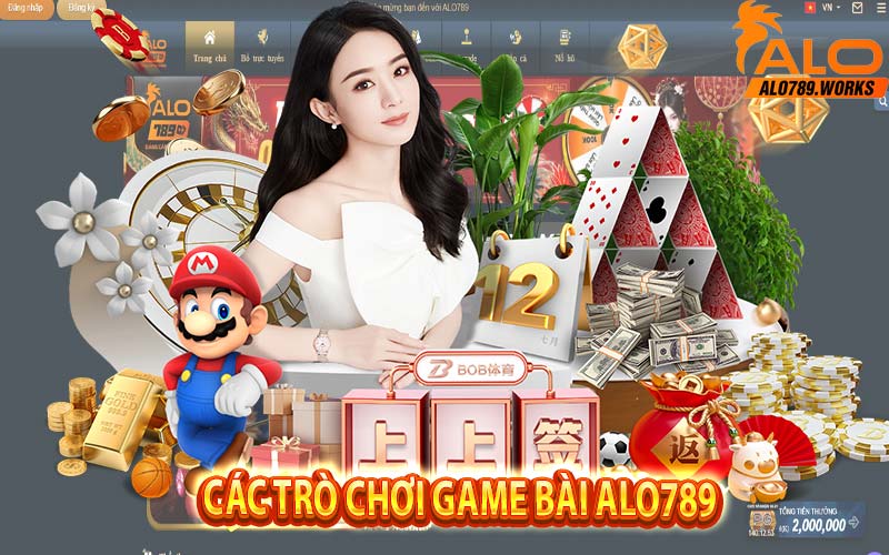 Các trò chơi game bài Alo789