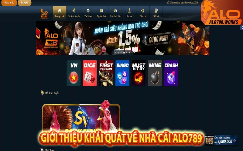 Giới thiệu khái quát về nhà cái Alo789