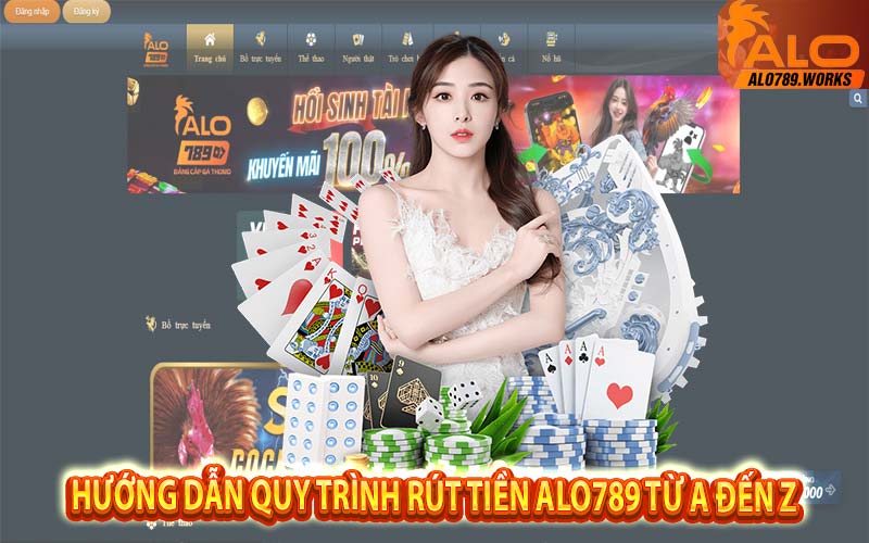 Hướng dẫn quy trình rút tiền Alo789 từ A đến Z